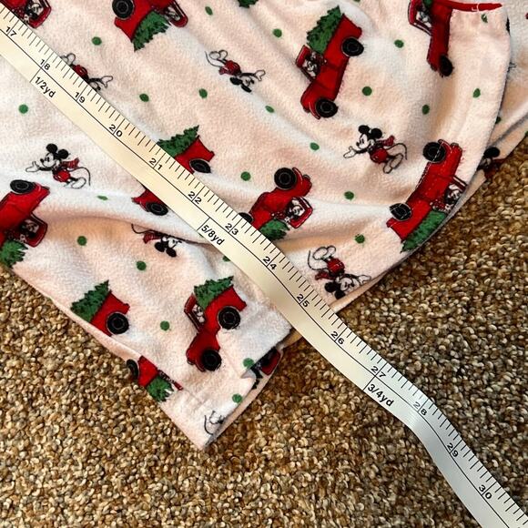 Disney Mickey Mouse Christmas Red Truck Women's Pajama Set.  Size XS - Picture 7 of 9